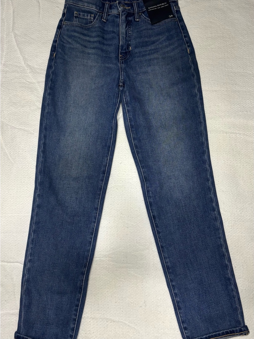 Dark Blue High-Rise Women’s Jeans by Banana Republic- New! Size 26
